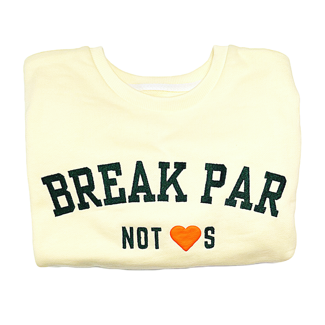 Break Par Not Hearts - Kids Sweatshirt