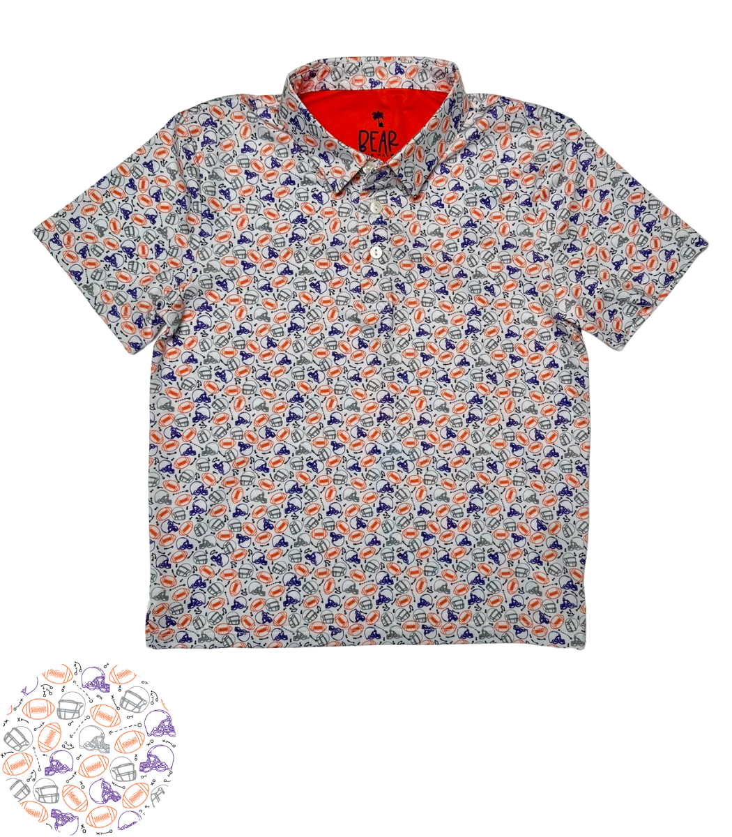 The Football Fan - Youth Golf Polo