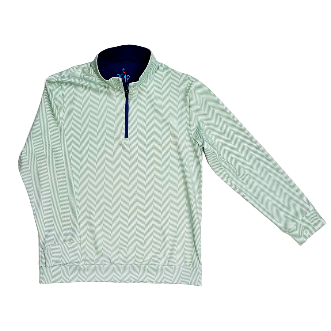 The Green Chevron - Youth Athletic Q-Zip