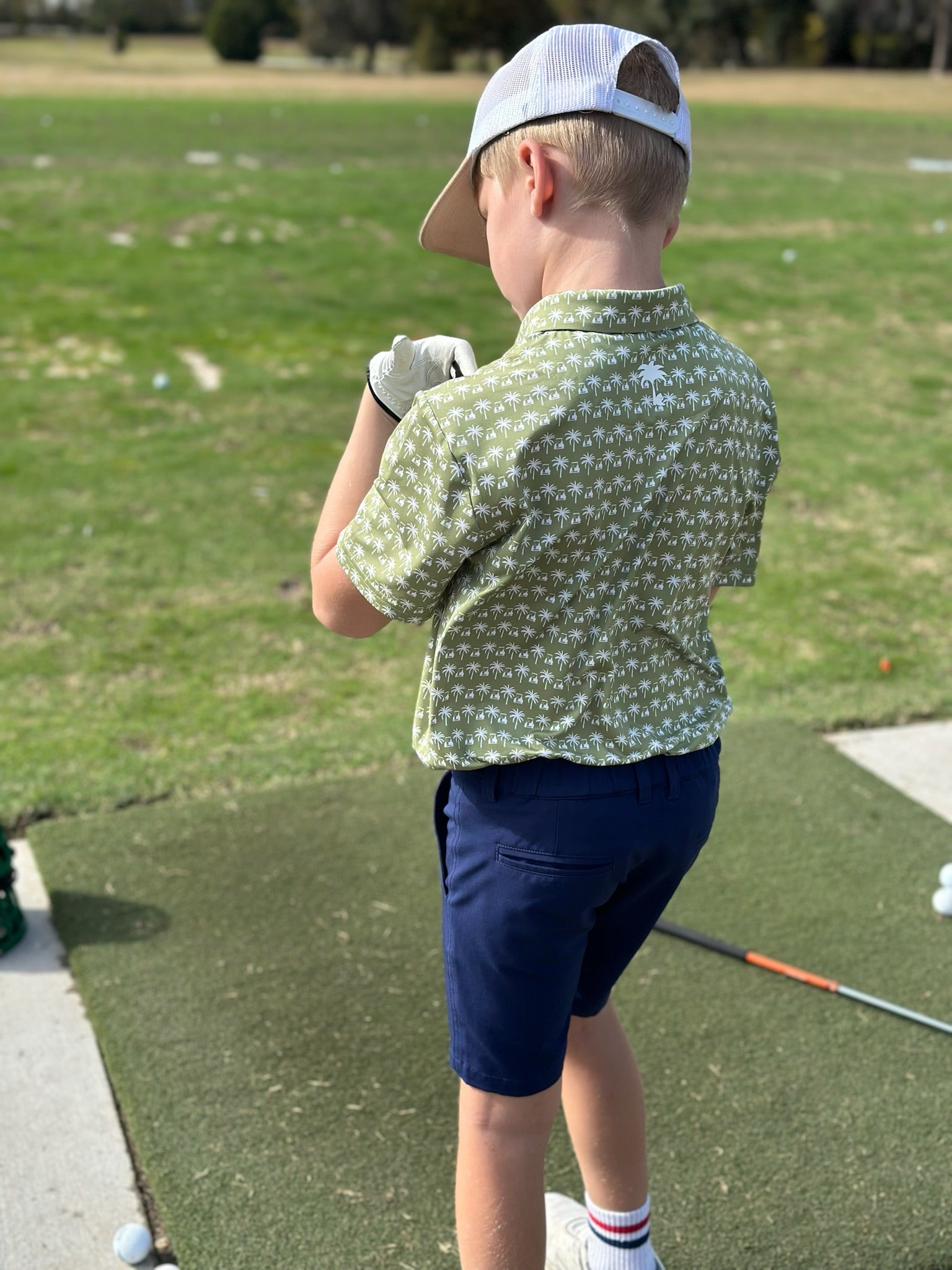 The Cart Path - Youth Golf Polo