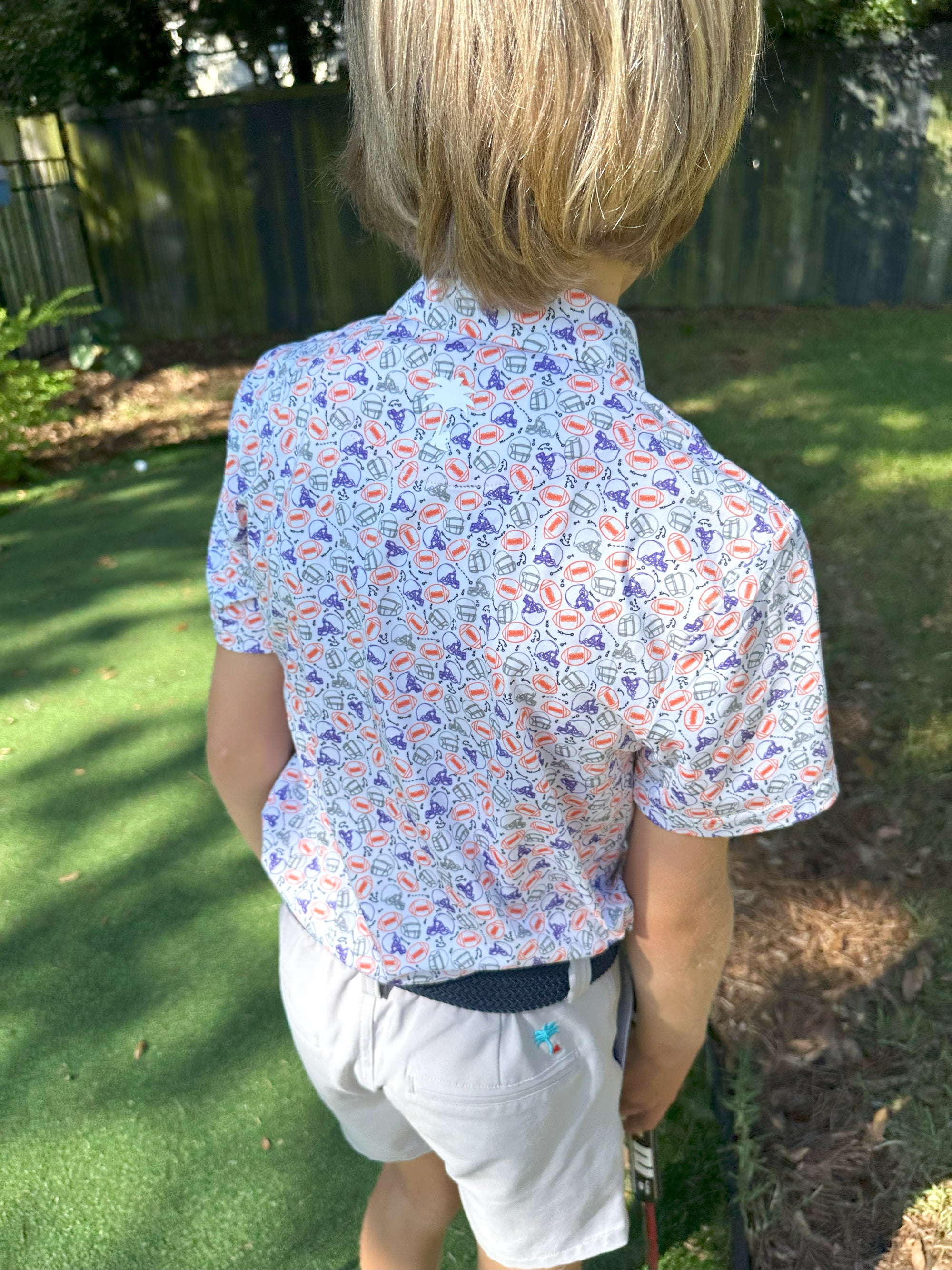 The Football Fan - Youth Golf Polo