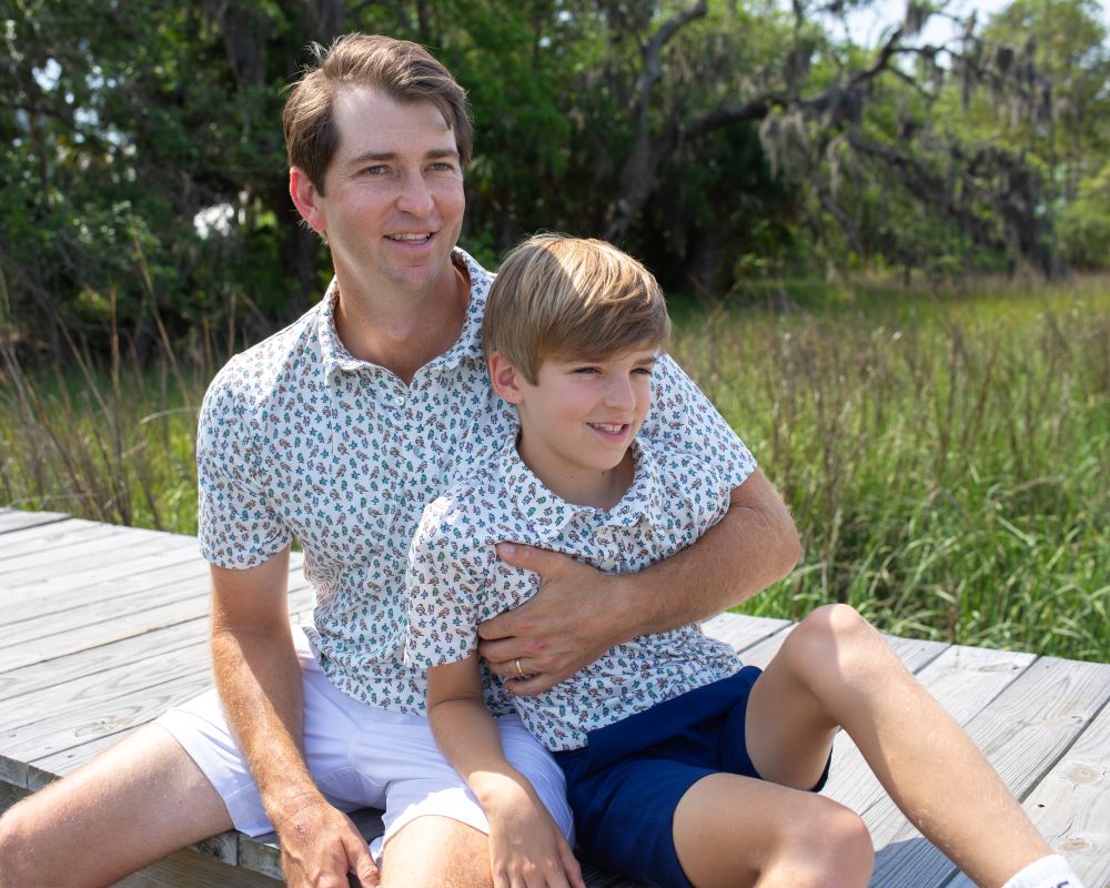 The Eagle Birdie - Matching Men's and Youth Golf Polo