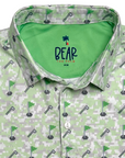 video game print boys golf shirt