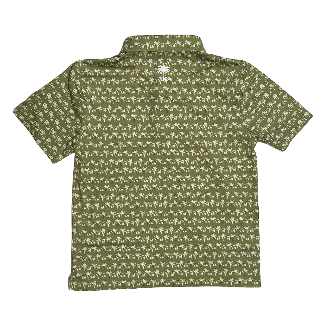 green golf polo for kids
