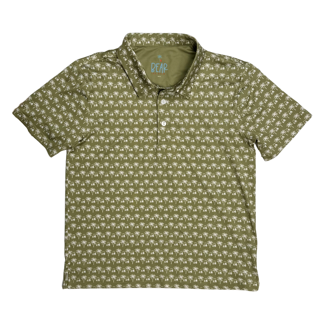 palm tree and golf cart polo