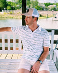 Men's golf shirt with matching boys