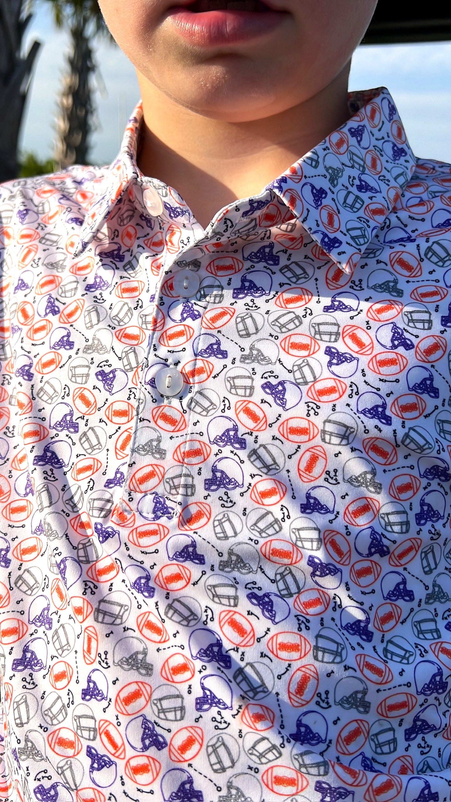 The Football Fan - Youth Golf Polo