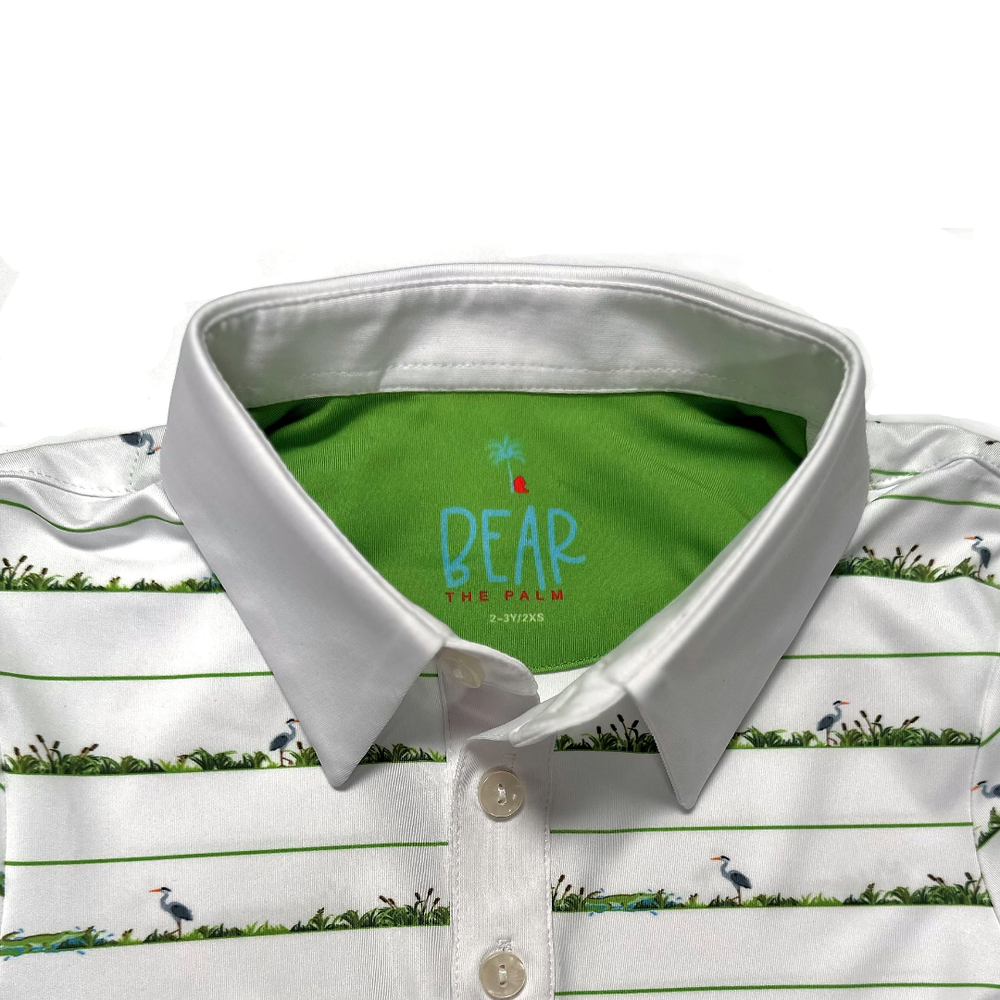 Fashionable boys golf shirt 