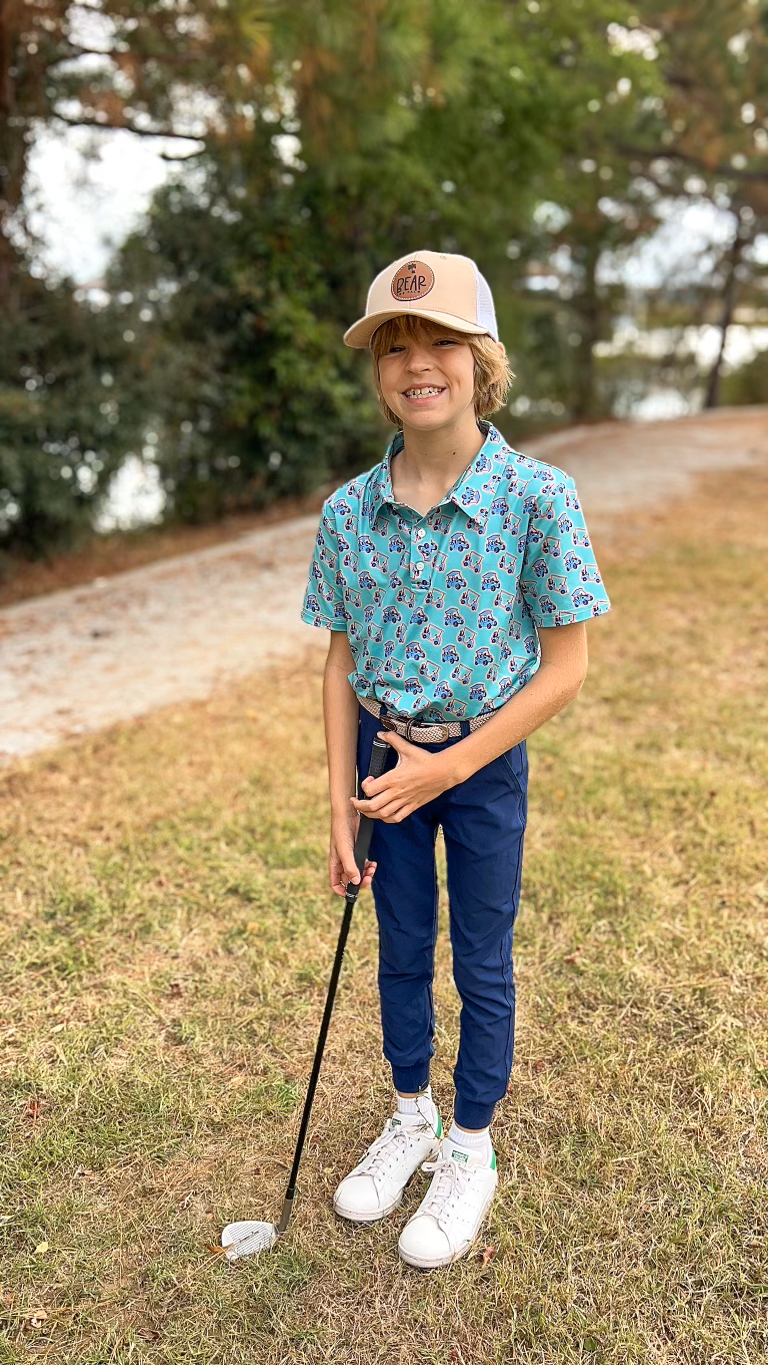 The Kiawah Cruiser - Kids Performance Polo